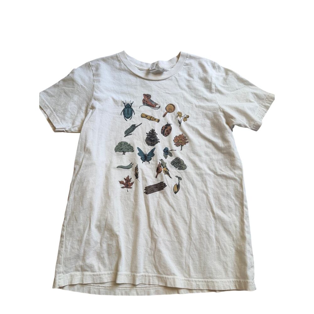 Bella Canvas Youth XL Wild & Free Graphic Cream T-Shirt